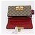 Gucci Borsa a Spalla GG Supreme Chain in PVC Beige Oro 409487 Auth gh1509 D'oro - vista 18