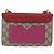 Gucci Borsa a Spalla GG Supreme Chain in PVC Beige Oro 409487 Auth gh1509 D'oro - vista 2