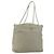 PRADA Tote Bag aus Nylon Khaki Silber authentisch gh1543