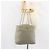 PRADA Tote Bag aus Nylon Khaki Silber authentisch gh1543 - Ansicht 23