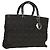 Christian Dior Borsa Lady Dior Canage in denim nero e argento Auth 160182