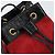 Borsa a Spalla Gucci Sherry Line Camoscio Rosso Oro Blu Navy 550620 Auth 159356 D'oro - vista 17