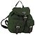 PRADA Rucksack aus Nylon grün silber authentisch 157224