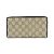 Billetera bi-fold Gucci GG Emblem Negro Beige