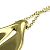 Tiffany & Co Colar Tiffany Leaf Fin em Ouro Amarelo (18K) Dourado - vista 8