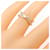 Tiffany & Co Tiffany X Schmaler Ring 0,08CT Golden  - Ansicht 5