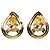 Timeless Orecchini a clip placcati in oro Chanel Coco Mark D'oro