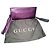 Pochette Gucci in pelle grana viola Porpora