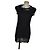 Abito Lanvin nero in lana e seta Taglia 42 IT