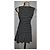 Vestido mini Theory blanco y negro de algodón - vista 4