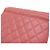 Borsa a spalla Chanel Coco Mark con catena Rosa Rosso - vista 5