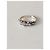 Anello Baby Floral Chrome Hearts con diamanti pavé Silver hardware - vista 2