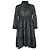Maje Rolly Gestuftes Minikleid aus schwarzem Polyester