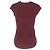 Theory Bluse mit tailliertem Schnitt aus burgunderfarbenem Polyester Rot Bordeaux - Ansicht 3