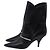 Stivaletti a punta decorati Givenchy in pelle nera Nero - vista 6