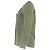 Maje Blusa meia abotoada com bolsos no peito em seda oliva Verde Verde oliva - vista 2