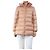 Moncler Lachs Pufferjacke - Größe UK 10 Orange
