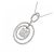 Autre Marque Au750 White Gold Diamond Necklace Silvery - view 3