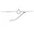 Autre Marque Au750 White Gold Diamond Necklace Silvery - view 5