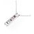 Autre Marque Collana in platino con rubino 0.35CT e diamanti 0.20CT Rosso - vista 4