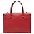 Prada Rote Saffiano Turnlock-Handtasche