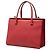 Prada Rote Saffiano Turnlock-Handtasche - Ansicht 2