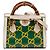 Borsa Gucci Mini in Pelle Verde Bamboo GG Diana