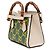 Borsa Gucci Mini in Pelle Verde Bamboo GG Diana - vista 2