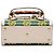 Borsa Gucci Mini in Pelle Verde Bamboo GG Diana - vista 3