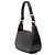 Borsa a spalla Valentino Vlogo in pelle nera media Nero - vista 2