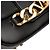 Borsa a spalla Valentino Vlogo in pelle nera media Nero - vista 7