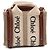 Bolsa Woody Nano em lona marrom Chloé Bege