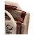 Bolsa Woody Nano em lona marrom Chloé Bege - vista 7