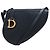 NUOVA BORSA A MANO CHRISTIAN DIOR RODEO SADDLE IN PELLE NERA Nero