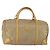 Céline Celine Travel Duffle Bag Triomphe Coated Canvas Medium Beige