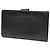 Chanel – Cartera bifold francesa larga CC en cuero Caviar negro - vista 2