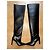 Courreges Botas Courrèges de cuero negro con tacón de aguja - vista 7