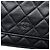 Chanel – Portafoglio con catena CC in pelle Caviar trapuntata nera Nero - vista 6