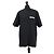 Camiseta Jacquemus preta de algodão com logo Preto