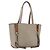 Chloé Chloe Milo Einkaufstasche aus Leder mittel Beige