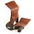 Manoush Botas de couro camel Camelo - vista 5