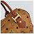 MCM Vicetos Logogram Borsa a Mano PVC Pelle Marrone Oro Auth gh1458 D'oro - vista 10