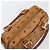 MCM Vicetos Logogram Borsa a Mano PVC Pelle Marrone Oro Auth gh1458 D'oro - vista 6