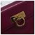 Borsa a Spalla Gancini in Pelle Viola e Oro Auth 159368 di Salvatore Ferragamo D'oro Porpora - vista 17