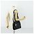 GUCCI Shoulder Bag Enamel Black Gold 001 1075 1650 0 Auth 156856 Golden - vista 23