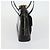 GUCCI Shoulder Bag Enamel Black Gold 001 1075 1650 0 Auth 156856 Golden - vista 4