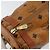 Borsa a Spalla MCM Logogram Vicetos PVC Marrone Oro Auth BA9360 D'oro - vista 10