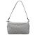 Pochette a mano Gancini in PVC argento Auth Salvatore Ferragamo ka1272 - vista 13