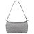 Pochette a mano Gancini in PVC argento Auth Salvatore Ferragamo ka1272 - vista 2