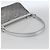 Pochette a mano Gancini in PVC argento Auth Salvatore Ferragamo ka1272 - vista 7